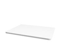 Nes Home 500mm White Round-Corner MDF Bathroom Worktop for Vanity Cabinet - Moisture-Resistant & Durable Surface