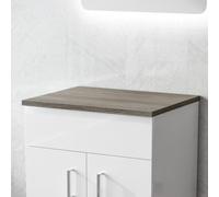 Nes Home 505mm Oak Mdf Bathroom Worktop For Vanity Cabinet