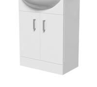 Nes Home 550mm Floor Standing Vanity Unit Cabinet (Excluding Basin)