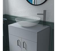 Nes Home 600mm Grey Moisture Resistant Vanity Cabinet Worktop