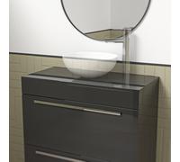 Nes Home 800mm Anthracite Moisture Resistant Vanity Cabinet Worktop