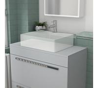 Nes Home 800mm Grey Moisture Resistant Vanity Cabinet Worktop
