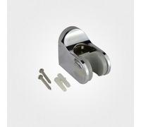 Adjustable Shower HANDSET Hose Universal Fixed Wall Bracket Holder Chrome