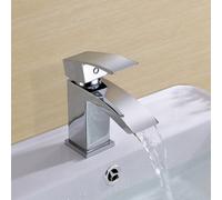 Nes Home Arke Modern Chrome Cloakroom Basin Mono Mixer Tap