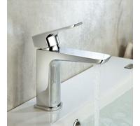 Nes Home Astra Modern Chrome Cloakroom Basin Sink Mono Mixer Tap