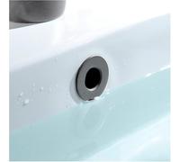 Nes Home Basin Overflow Ring Replacement Overflow Sink Hole Cover Matt Grey