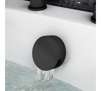 Nes Home Bath Modern Matte Black Filler, Sprung Waste & Overflow And Easy Clean