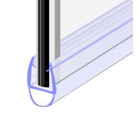 Nes Home Bath Shower Door Rubber Seal Strip For 6mm Glass Seals Gaps Up To 4mm