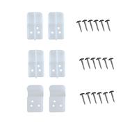 Nes Home Bathroom Accessories Bath Panel Clips x 6 and Screws