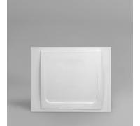 Nes Home Bathroom Gloss White 700 x 550mm End Bath Panel