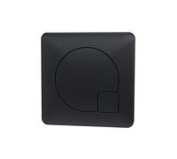 Nes Home Black Nuie Square Dual Flush Push Button