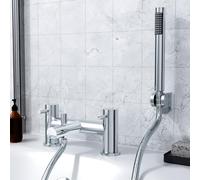 Nes Home | Blossom Bath Shower Mixer Hand Held Shower Head Chrome Tap