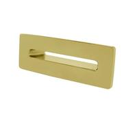 Nes Home Brushed Brass Rectangle Basin Overflow Stopper