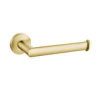 Nes Home Modern Bathroom Accessories Brushed Brass Toilet Roll Holder