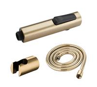 Nes Home Brushed Gold Bidet Sprayer Nozzle Muslim Shataff