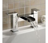 Nes Home | Cascade Bath Filler Waterfall Chrome Ceramic Cartridge Tap