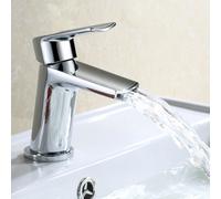 Nes Home Centa Bathroom Waterfall Single Lever Deck Mounted Basin Mixer Tap