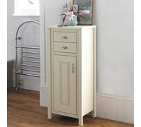 Nes Home Chiltern 500mm Traditional Freestanding Tall Boy Storage Unit Ivory