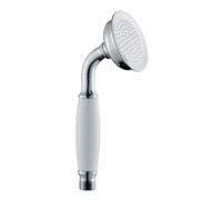 Nes Home Chrome Bathroom Traditional Shower Handset in Silver Nes Home Silver