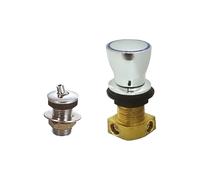 Nes Home Chrome Brass Cold-Water Bidet Mixer Set with Bidet Spout Connection