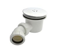 Nes Home Chrome Cover Low Profile Shower Tray Waste Trap Easy Removable