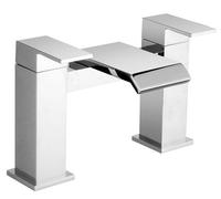Nes Home Chrome Devon Waterfall Bath Filler Tap in Silver Nes Home Silver