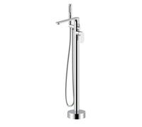 Nes Home Chrome Freestanding Bath Shower Mixer Tap With Handheld Kit