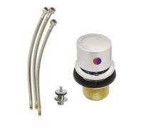 Nes Home Chrome Hot and Cold Water Bidet Mixer Set with Bidet Spout Connection