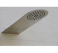 Nes Home Chrome Round Ultra Slim 1 Way Over Head Rain Shower 250mm