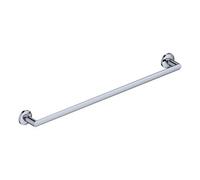 Nes Home Chrome Single Round Towel Bar Rail Holder