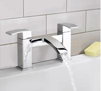Arke Square Waterfall Bath Filler Tap