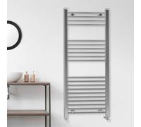 Nes Home Chrome Straight Bathroom Towel Radiator 1200 X 400 mm