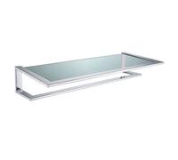 Nes Home Chrome Towel Shelf Rack in Silver Nes Home Silver