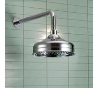 Nes Home Chrome Traditional Brass Shower Head