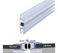 Nes Home Clear 180 Degree Magnetic Shower Enclosure Seal 10mm X 2000mm