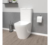 Nes Home Cobley Round Comfort Height Close Coupled Cistern, Pan And Seat