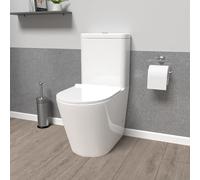 Nes Home Cobley Round Comfort Height Close Coupled Cistern, Pan and Seat