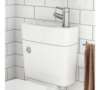 Nes Home Compact Combo 2 in 1 Close Coupled Cistern and Basin