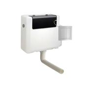 Nes Home Concealed Cistern Dual Flush Front Access Square Button Chrome