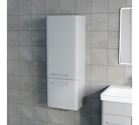 Nes Home Contemporary 1000mm Wall Hung Tall Cabinet - Grey