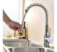 Nes Home Corston Kitchen Sink Tap Pull Out Hose Single Lever Monobloc Mono Mixer Chrome