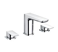 Nes Home Designer Chrome 3 Hole Deck Mounted Bath Filler Tap