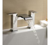 Nes Home Devon Modern Waterfall Chrome Design Bath Filler Tap