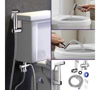 Nes Home Douche Handheld Stainless Steel Bidet Toilet Sprayer Jet Kit Chrome