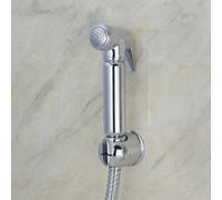 Nes Home Douche Shower Spray Kit With Holder & Hose Chrome in Silver Nes Home Silver