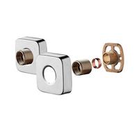 Nes Home Easy Fast Fit Fixing Kit For Exposed Thermostatic Shower Mixer Bar Valves Brass