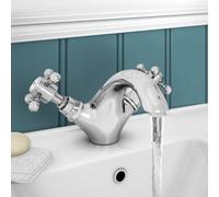 Nes Home Edwin Traditional Basin Mixer Tap Chrome