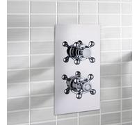 Nes Home Eliza Bathroom 2 Way Traditional Victorian Concealed Thermostatic Shower Valve Mixer
