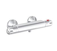 Nes Home | Elly 1 Way Brass Chrome Concealed Thermostatic Shower Mixer Valve