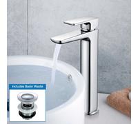 Nes Home Finn Basin Mixer Tall Tap Chrome